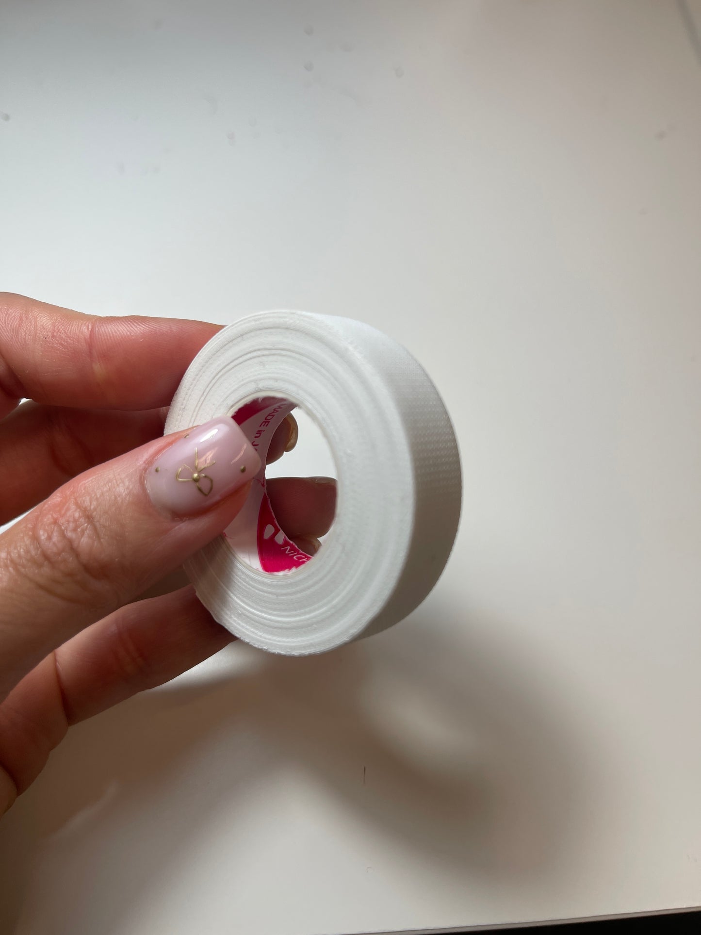 White tape
