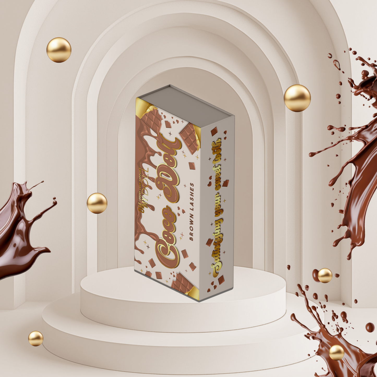 Cashmere Brown Lashes